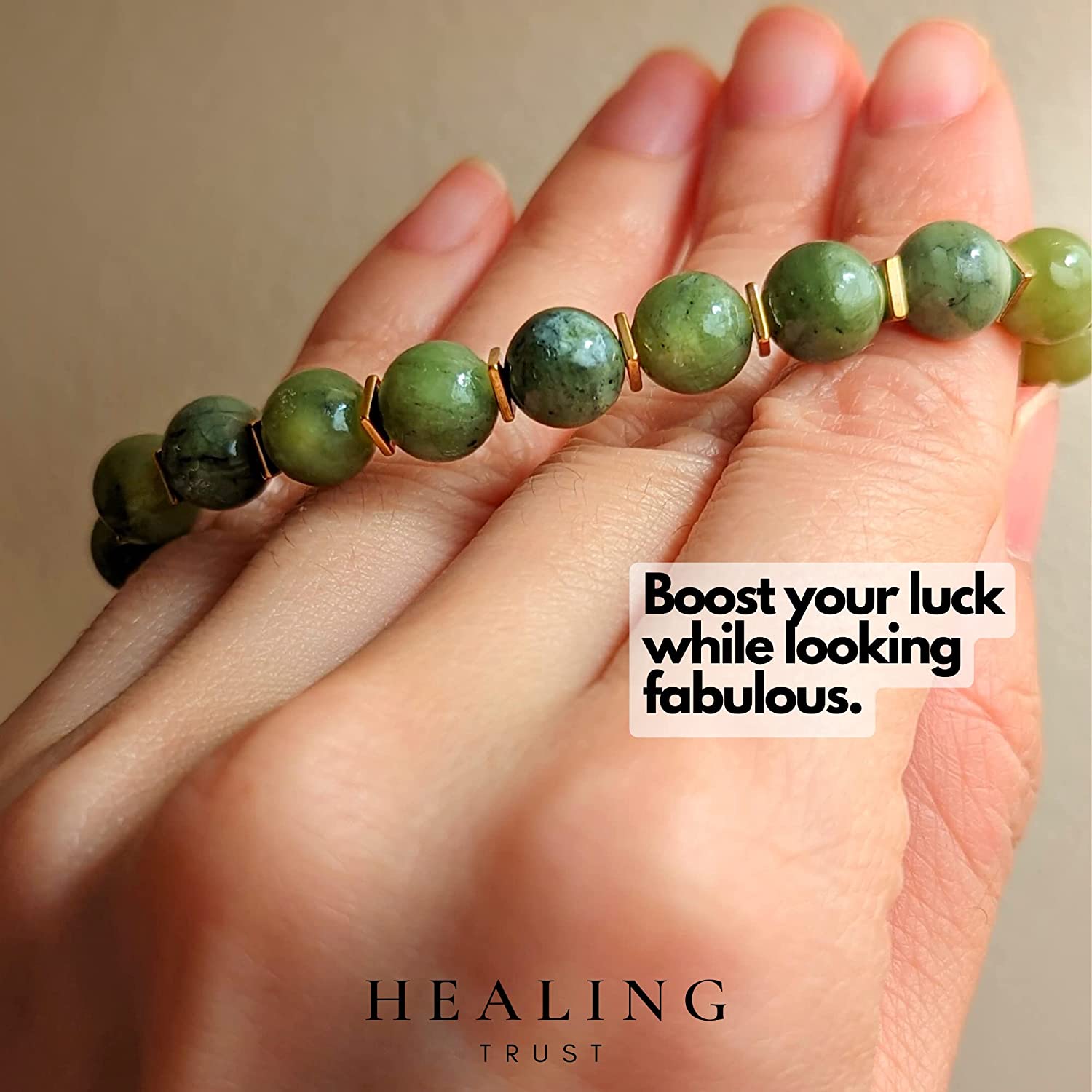 Green Jade Bracelet for Men Women Entrepreneur Business Luck, MONEY ATTRACTION Chakra Bracelets for Women, Bead Bracelets for Women, Maximum Money Wealth Abundance Bracelet, Prosperity Good Luck Feng Shui, Jade Bracelet Goals Manifestation Chakra Bracelet - Image 6